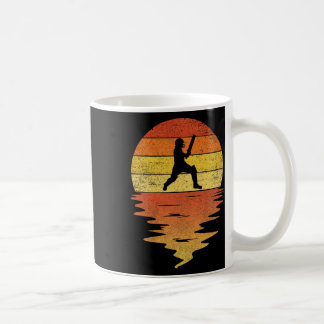 Cricket Shirt Retro Sunset 70s Vintage Cricket  Coffee Mug
