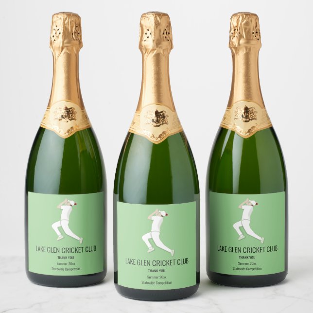 Cricket Sparkling Wine Label (Bottles)