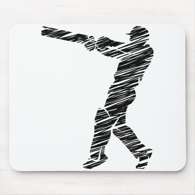 Cricket Sport Player 6  Mouse Mat (Front)