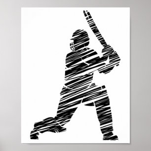 Cricket Sport Player 8 Poster