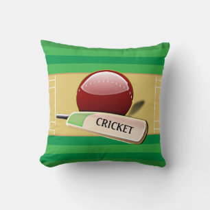 Cricket Sports Design  Cushion