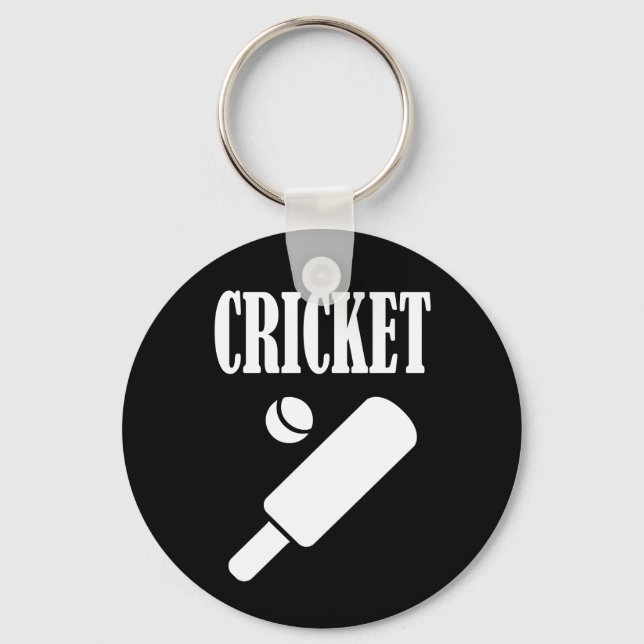 Cricket Sports Gift Key Ring (Front)