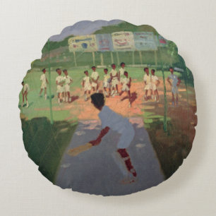 Cricket Sri Lanka Round Cushion