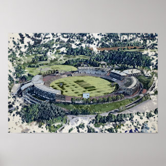 Cricket Stadium Art - Southampton, Hampshire Poster
