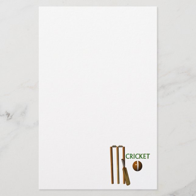 Cricket Stationery (Front)