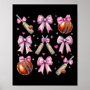 Cricket T Ll Girl Coquette Bow Pink Mom  Poster