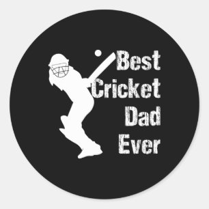 Cricket T Ll Shirt For Indian Desi Cricket Dads 1 Classic Round Sticker