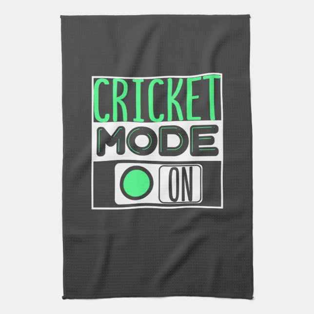 Cricket Tea Towel (Vertical)
