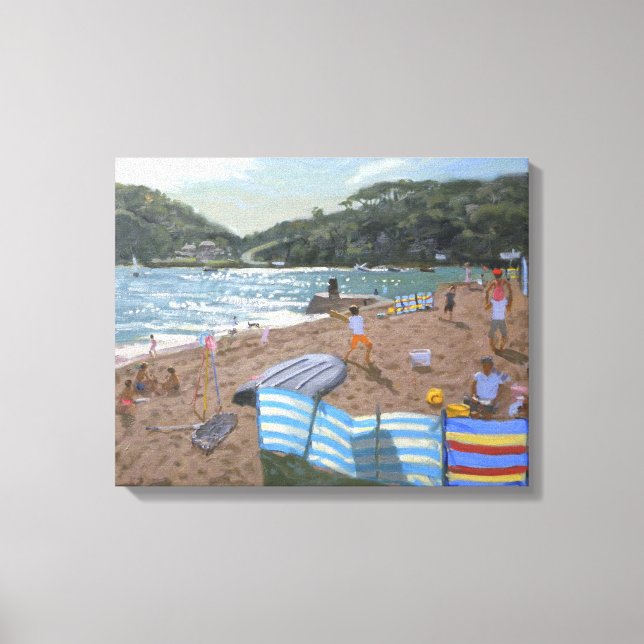 Cricket Teignmouth Canvas Print (Front)