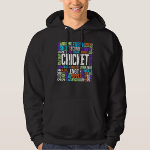 Cricket Terms Cricket Sport Jersey Accessories Cri Hoodie