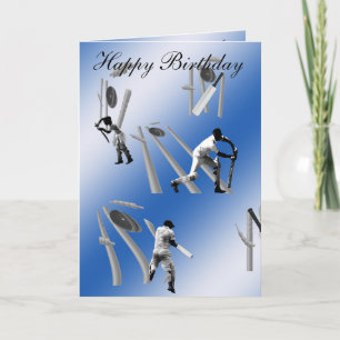 Cricket The Game, Birthday Card