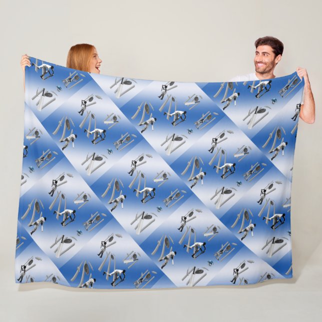 Cricket The Game, Fleece Blanket (In Situ)