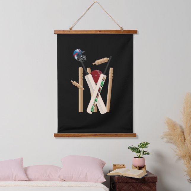 Cricket The Game, Wall Hanging Hanging Tapestry (Bedroom)