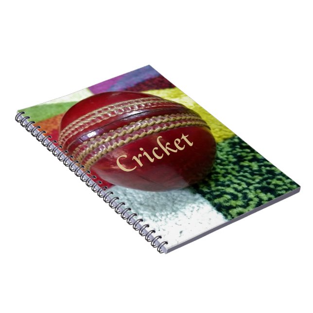 Cricket The Game We Love To Play, Eat, Sleep & Dre Notebook (Right Side)
