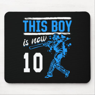 Cricket - This Boy Is Now 10 Year Old 10 Th Birthd Mouse Mat