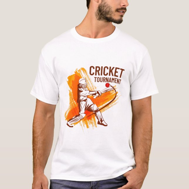 cricket Tournament T-Shirt (Front)