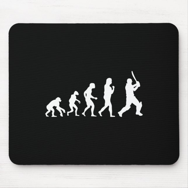 Cricket Tsman Evolution For Cricketer Players Funn Mouse Mat (Front)