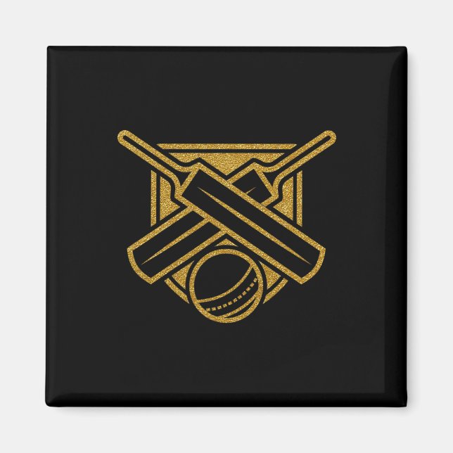 Cricket Tsman Tting Test Match Tee  Magnet (Front)