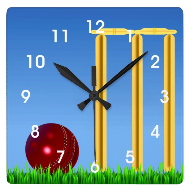 Cricket Wall Clocks Zazzle UK