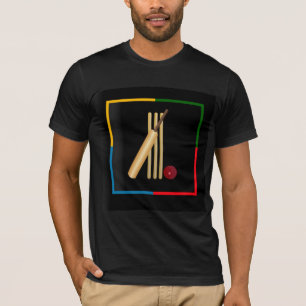 Cricket, wicket, bat and ball, T-Shirt