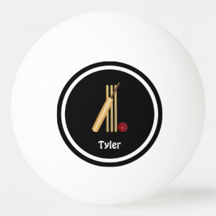 Cricket, wicket, bat and ball template