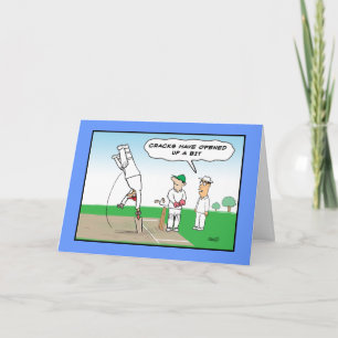 Cricket Wicket - Funny Birthday Card