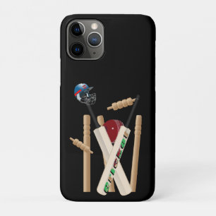 Cricket Wickets, Bats And Ball, iPhone 11 Pro Case