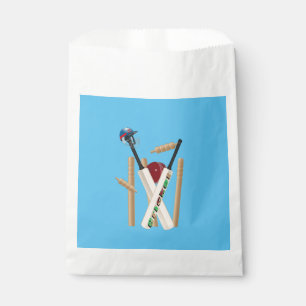 Cricket Wickets, Helmet, Bats And Ball, Favour Bags