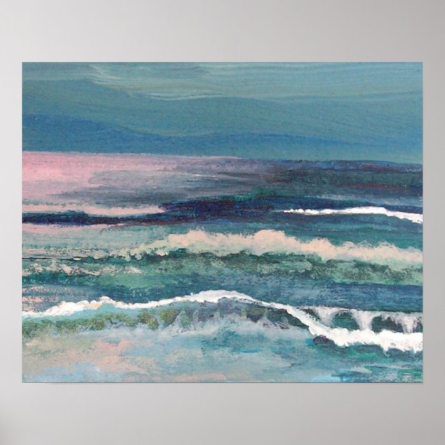 CricketDiane Beach Art Poster - Cricket's Ocean (Front)