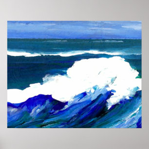 CricketDiane Ocean Poster - Standing Wave 1