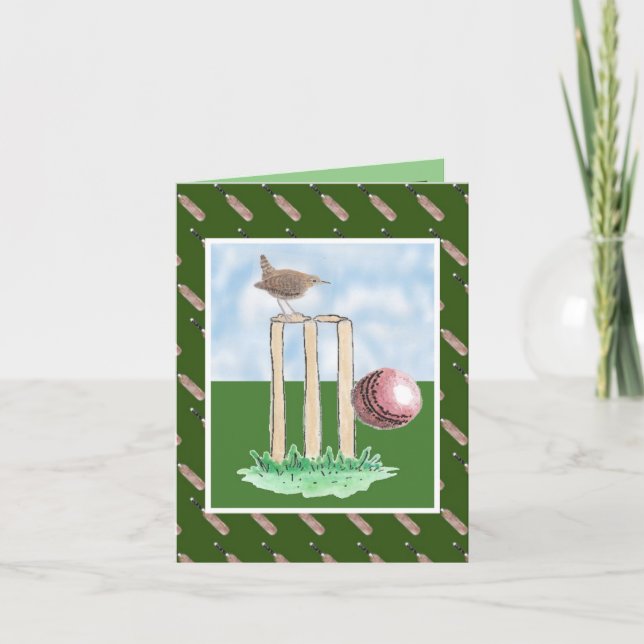 Cricketers birthday card (Front)