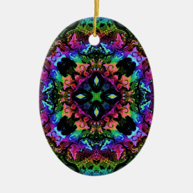 Crickets Pride  Ceramic Tree Decoration (Front)