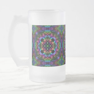 Crickets Pride Frosted Glass Beer Mug
