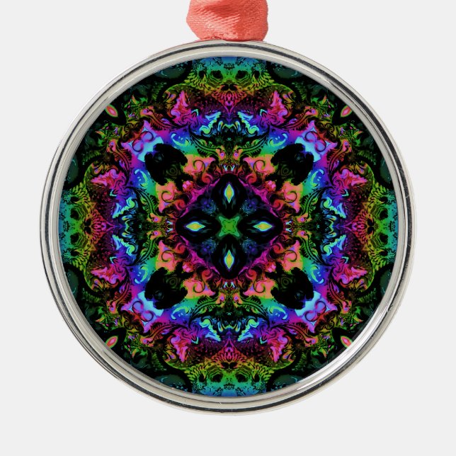 Crickets Pride  Metal Tree Decoration (Front)