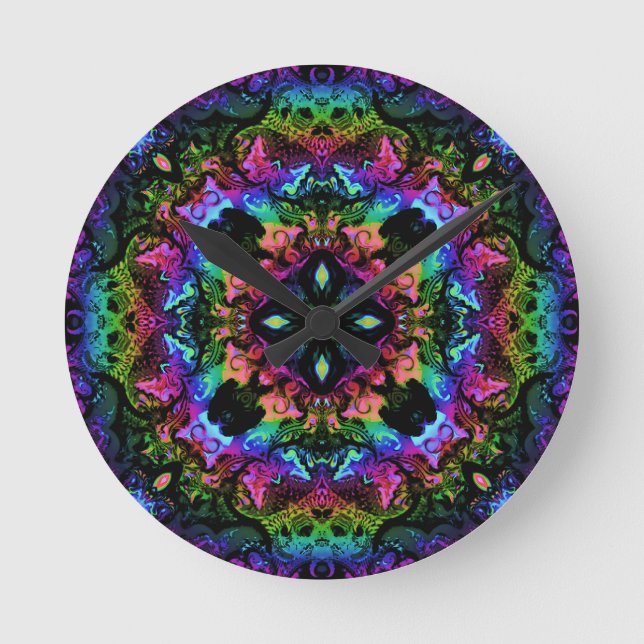 Crickets Pride  Round Clock (Front)