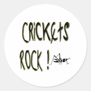 Crickets Rock! Sticker