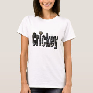 Crickey: Aussie Slang Word Made With Crocodiles, T-Shirt