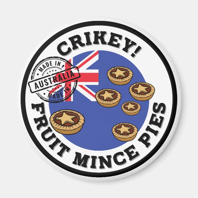Crickey! - (Stellar) Fruit Mince Pies Magnet (Front)