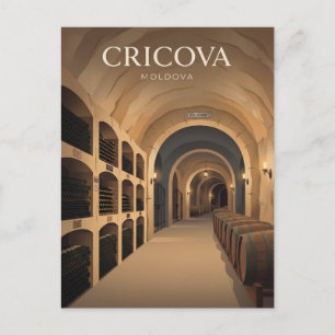 Cricova Wine Cellars Moldova Postcard
