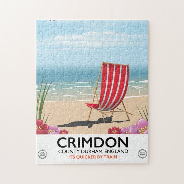 Crimdon ,County Durham, England. Jigsaw Puzzle (Vertical)