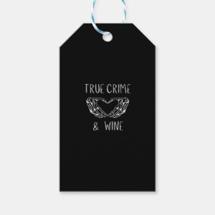 Crime And Wine Skeleton Hands  Gift Tags