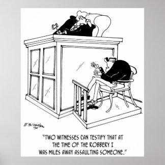 Crime Cartoon 5495 Poster