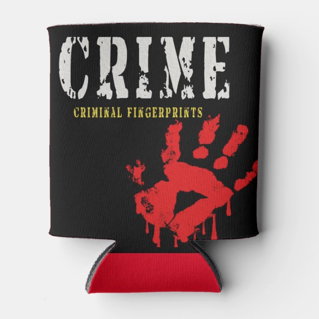 crime-criminal fingerprints Cooler (Front)