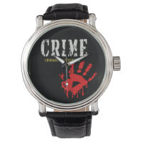 crime-criminal fingerprints eWatch Watch
