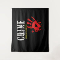 crime-criminal fingerprints Tapestry