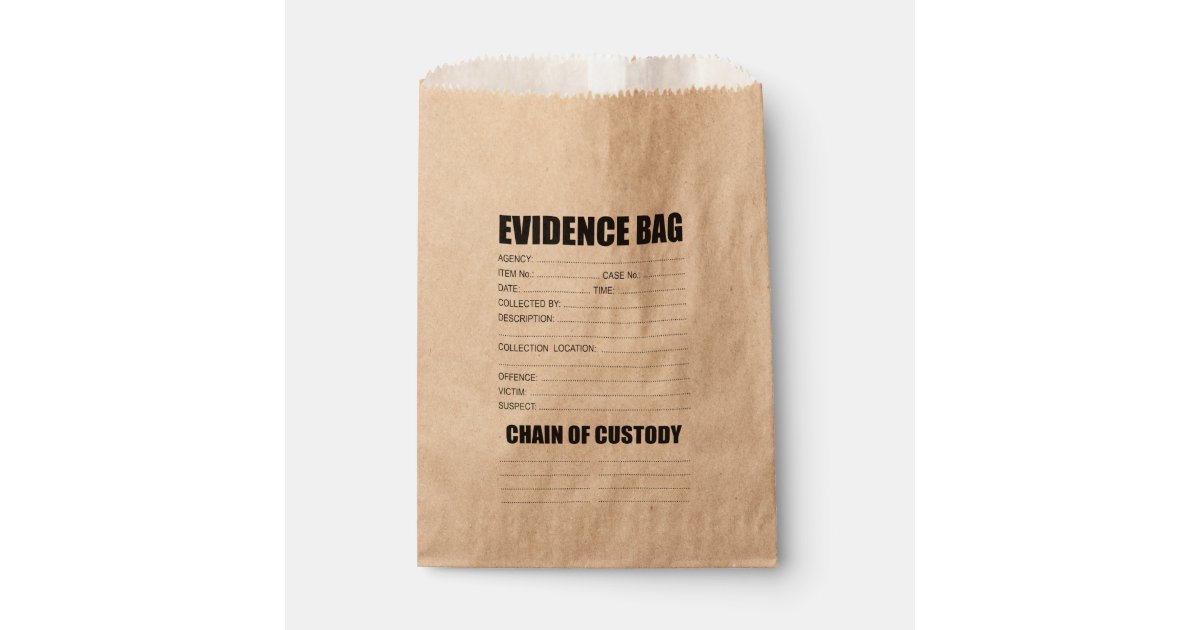 Crime Evidence Bag Zazzle