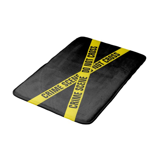 Crime scene bath mat (Angled)