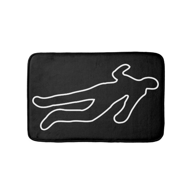 crime scene bath mat (Front)