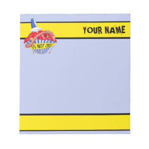 Crime Scene Cupcake Small Notepad