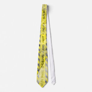 Crime scene distress tie